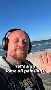 23 reactions | signing some of my oil paintings, thanks for watching! | Mark Johnson | Facebook