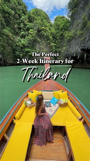 The perfect 2 Week Thailand itinerary for first time visitors 🇹🇭🐘🛕🏝️🍛