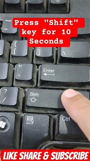 Keyboard Not Working? Try This Simple Fix! How to Fix Keyboard Not Working on Laptop/PC #shorts
