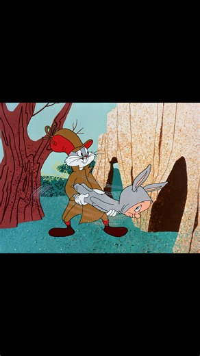 Looney Vault on Instagram: "🐰👨‍🦲 Elmer wins, but at what cost? Title: Hare Brush"