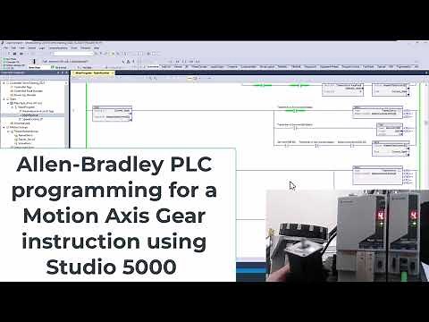 How To Program An Allen-Bradley PLC for a Motion Axis Gear Instruction | Mag Instruction