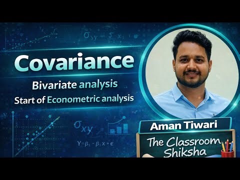 UGC NET Economics | Covariance Clearly Explained | Econometrics | Statistics