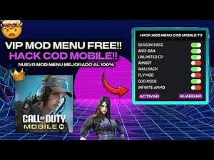 ✅️!HACK MOD MENU APK ACTUALIZADO PARA CALL OF DUTY MOBILE 2025👀CP Y CREDITOS TOTALMENTE ILIMITADOS!😨
