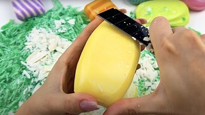 Prepare to Be Addicted: Satisfying Soap Cutting and Slicing with Crisp Sounds