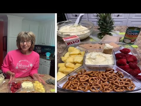 How to make Pina Colada Dip Recipe | piña colada dip | Quick and easy piña colada dip