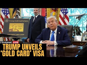 LIVE: Trump Unveils ‘Gold Card’ Visa Offering Fast-Track US Residency for $1 Million | N18G