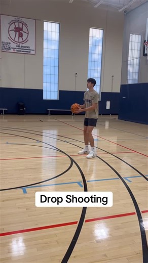 Samuel Franklin | Drop Shooting is something we use to work on shot rhythm and timing/flow. Start with the ball above your head & yank the ball to your waist... | Instagram
