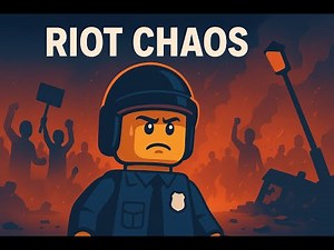 Lego City Police Face Massive Riot: How Order Was Restored After Chaos