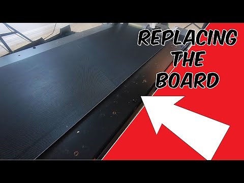 Replacing a treadmill base (Bowflex)