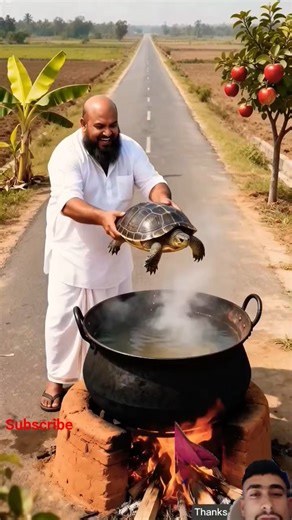 police save a Turtle 🐢 hot water #turtle #police #ai #animals #funny #shorts #ytshorts