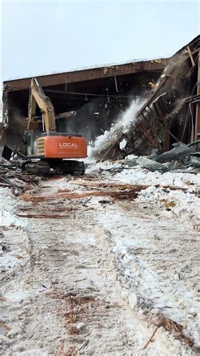 Building demolition today