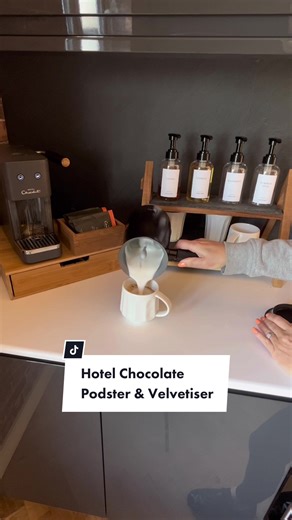 Hotel Chocolate Coffee Pod Machine & Velvetiser Demo