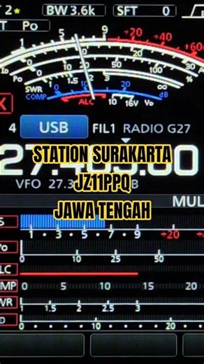 STATION SURAKARTA • JZ11PPQ • JAWA TENGAH #shorts #video #cbradio #11meter #radio #ssb #hfradio #hf