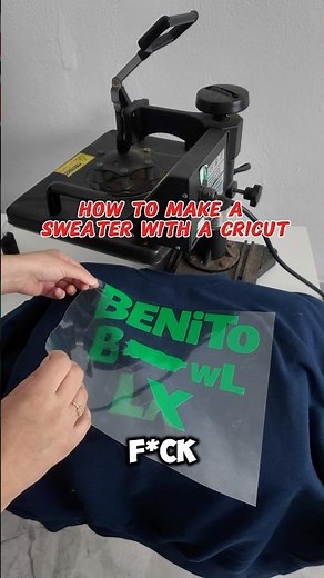 How make a shirt with a Cricut using Heat Transfer Vinyl in 10 steps👚