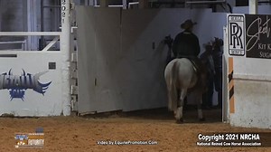 225.5! Dustin Mills & Jule Smart Rey marked a big 225.5 down the fence to secure the 2021 NRCHA Snaffle Bit Futurity Intermediate Open Championship. | Quarter Horse News