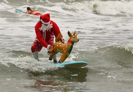 Don't miss Surfing Santas 2025: Watch the live stream from Cocoa Beach