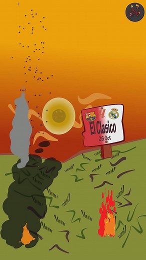 🔥 The Crazy El Clásico! Real Madrid or Barça? Cast Your Vote! #elclasico #barcelona #realmadrid | Nimoo Animations