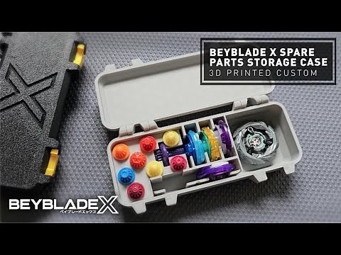 Custom 3D Printed Beyblade X Parts Storage Case『ベイブレードx』