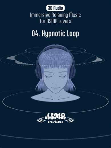 (3D Audio) Immersive Relaxing Music for ASMR Lovers 🎧 04. Hypnotic Loop Best experienced with headphones or earphones! Full version on YouTube. --- 【立体音響】ASMR好きに贈るリラックス音楽 🎧 04. 催眠的な反復 ヘッドホンやイヤホンでのご視聴がおすすめです！ フルバージョンはYouTubeにて公開中です。 --- #ASMR #motiongraphics #ASMR_motion #sleepmusic #ambientmusic #relaxingmusic #deepsleep #リラックス #作業用BGM #睡眠用音楽