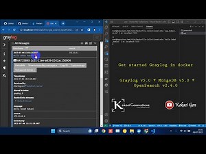 Get started GrayLog in docker + Send first log