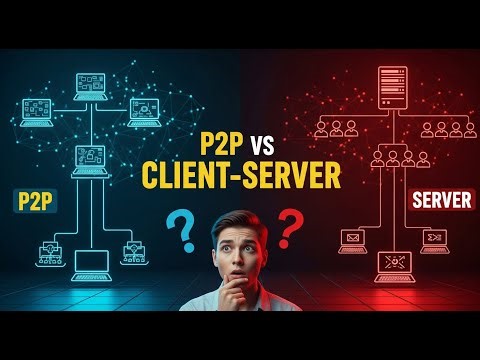 Peer-to-Peer vs Client-Server Network | Full Explanation with Real-Life Examples | CN Lecture 2