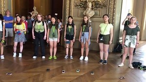Inspired by the grandeur and history of the Opéra Garnier, the Premier Ensemble took a break from its afternoon tour of the opera house to give a “pop up” performance of Holst’s transcendent Ave Maria! #2019EuropeTour #SFGConTour #SFGCinParis #Day9 | San Francisco Girls Chorus