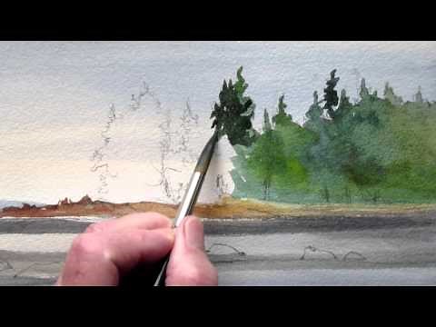 How to paint a calm seascape