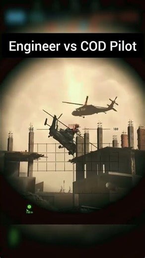 Engineer vs COD pilot #battlefield #cod #gaming