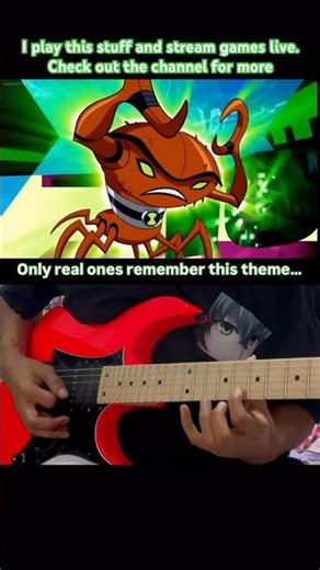 Ben 10 Alien Force Theme on Guitar (Chat Made Me Play This Live) 🎸
