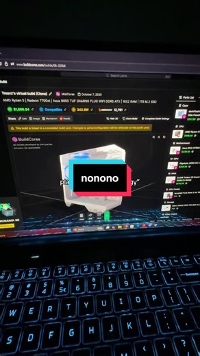 nonono #pcbuilding #pcbuild #gamingpc #buildpc | pc build