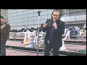 Bono & The Edge at Clinton Library opening