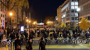 Police report 21 arrested, 4 cops injured as tensions rise during D.C. demonstrations