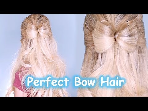 HOW TO DO A PERFECT HAIR BOW | Cute Easy Fast Beginner Hairstyle Tutorial Ideas