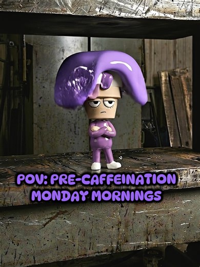 Purple Rain... literally. ☔💜 The way she exploded was too satisfying. Wait for the caffeine kick at the end! 🎨✨ #OddlySatisfying #HydraulicPress #ASMR #3DAnimation #DandysWorld