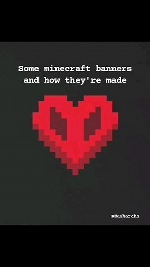 BasharCho on Instagram: "💫Some minecraft banners and how they're made💫 #minecraft #minecraftnature #myworld #friend #friendship #minecrafteronly #minecraftonly #minecrafters #relax #chilling #minecraftdaily #purple #banners #mine"