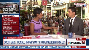 MUST WATCH: Things get heated when Tamron Hall confronts Scott Baio about his controversial tweets about Hillary Clinton and Michelle Obama. "Does joking about a woman that way make America great again?" More: http://on.msnbc.com/29XVXRw | MS NOW