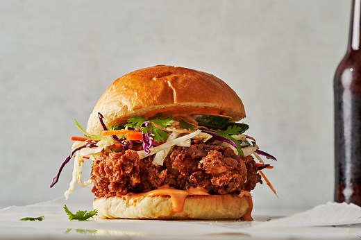 This Thai Fried Chicken Sandwich Is A Little Spicy And Extra Crispy