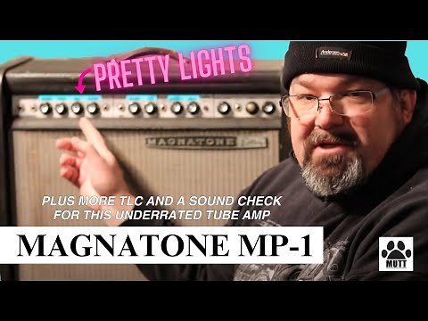Magnatone MP-1: Pretty new panel lights, EL84M tubes and a few other repairs make it sparkle again