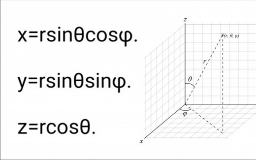 球坐标系和直角坐标系的转换以及求线段元、面元、体积元的大小