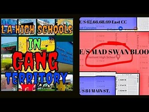L.A /Compton Gang Map (High School Edition) …..