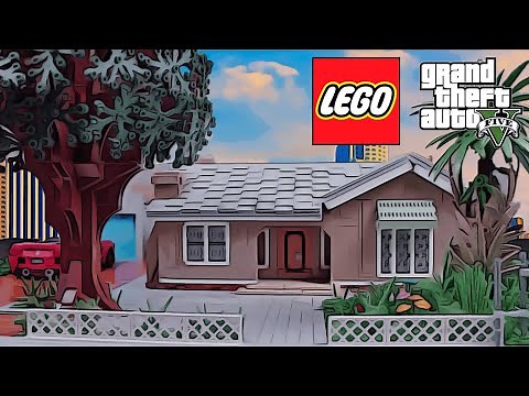 LEGO GTA 5 Franklin's House MOC (speedbuild)