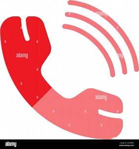 Phone call icon logo vector template Stock Vector Image & Art - Alamy