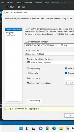 Import data using SSIS - Click to view full video