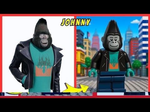 🎬 SING 2 MOVIE CHARACTERS AS LEGO FIGURES 🧱🦍🎶