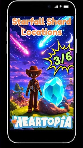 Starfall Shard Locations for Friday March 6th 2026 in Heartopia!