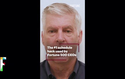 The #1 schedule hack used by Fortune 500 CEOs