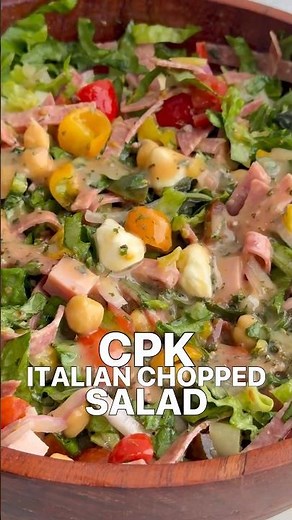 CPK copycat Italian Chopped Salad