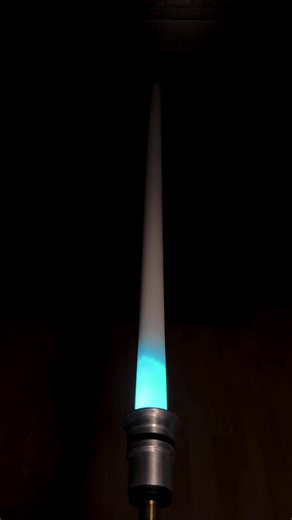 Sub-Zero effects on neopixel lightsaber go so hard #neopixel #lightsaber #starwar #fyp #neopixellightsaber