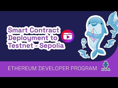 EDP: 04 Smart Contract Deployment to Testnet Sepolia