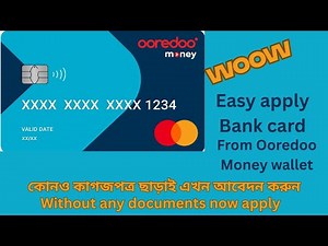 How to Apply for Ooredoo Money Card Without Visiting Branch and Without any Document !